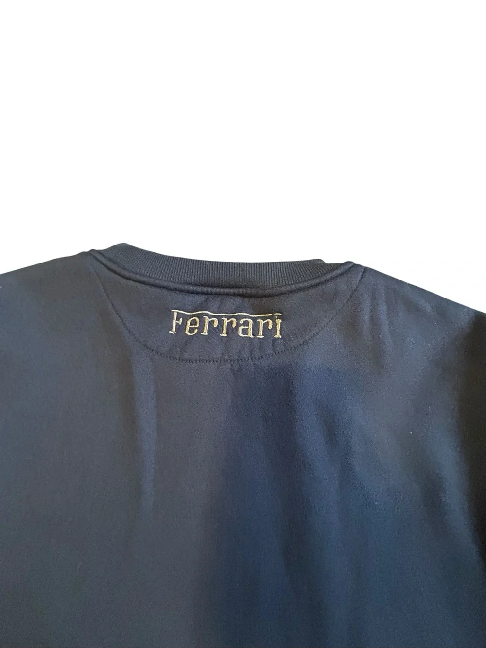Sportscar Racing Crest Embroidered Crewneck Sweatshirt Black Size M - Picture 3 of 8